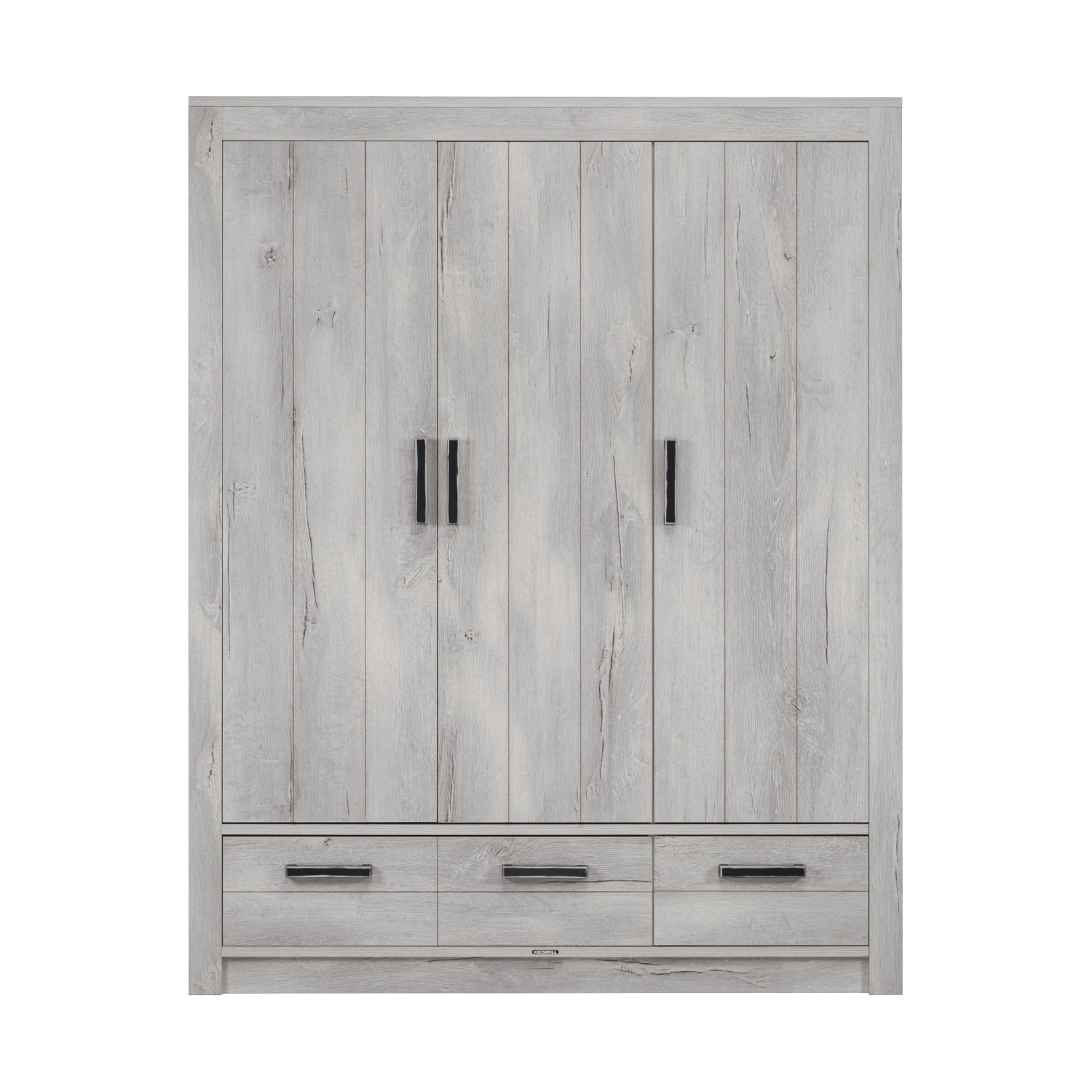 Kidsmill Sem Nautic Kledingkast 3-Deurs - Grijs