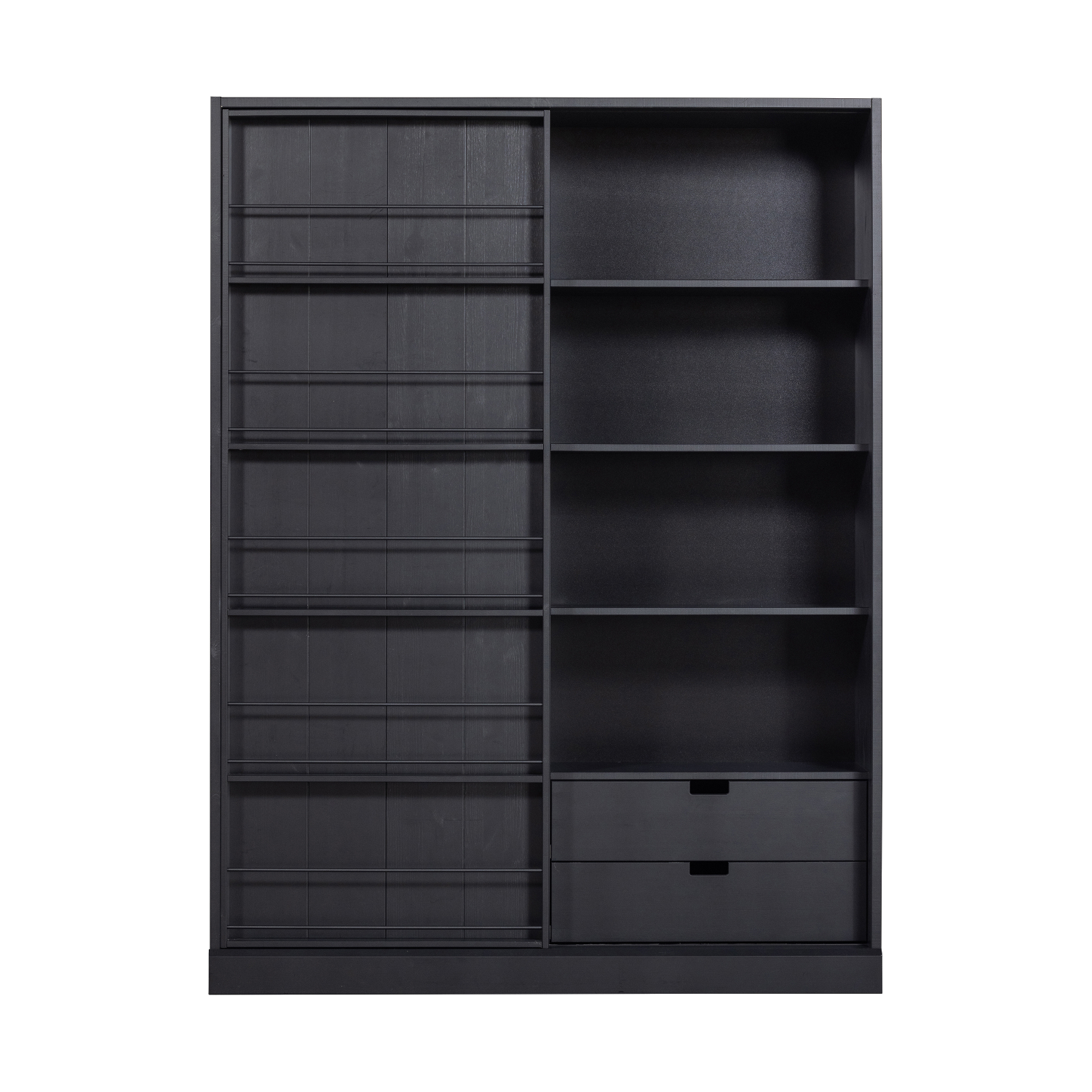 Woood Swing Schuifdeurkast – Grenen – - Zwart