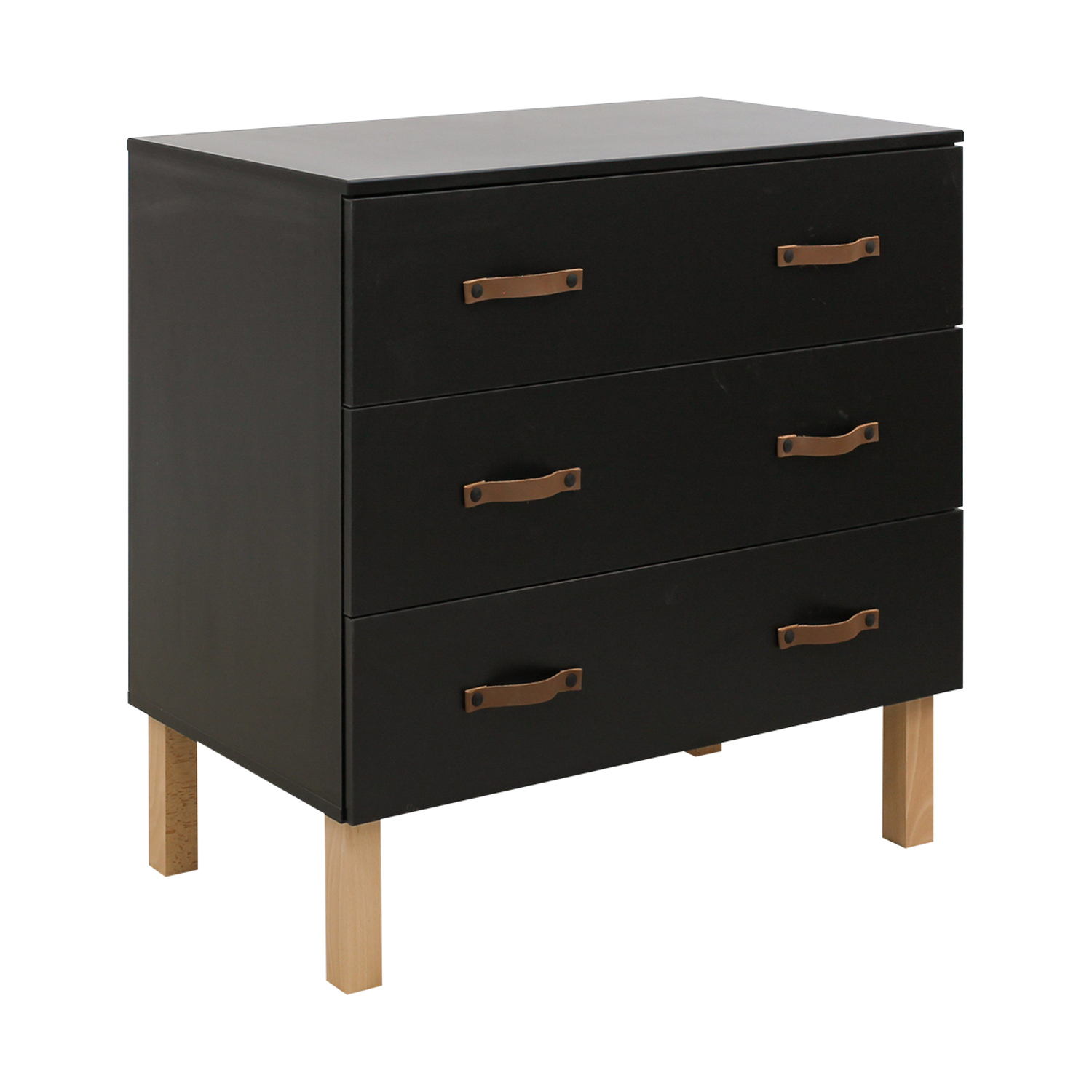 Bopita Floris Commode Zwart / Naturel