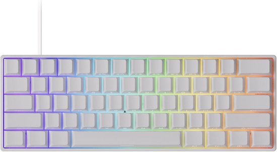 Compact 60% Gaming Toetsenbord met Rapid Trigger en Magnetische Schakelaars - Wit