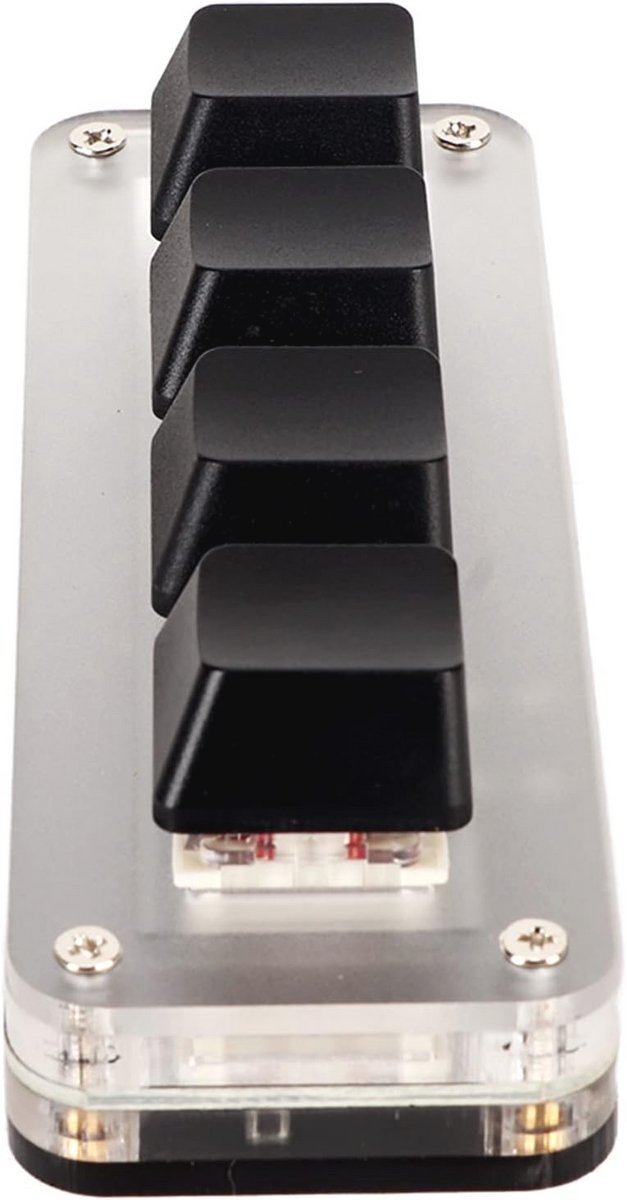 Ergonomisch Mini Macro Toetsenbord met Rode Switch - USB Aansluiting