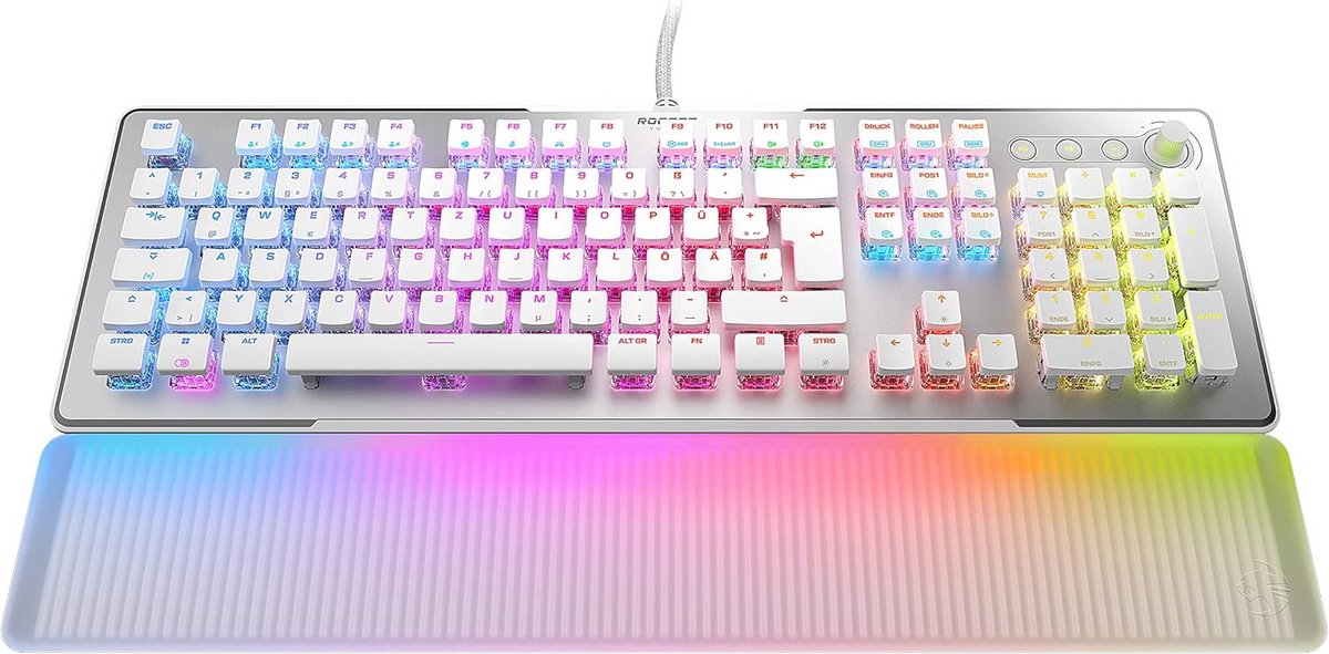 Optisch en mechanisch gamingtoetsenbord met RGB-verlichting en aanpasbare functies