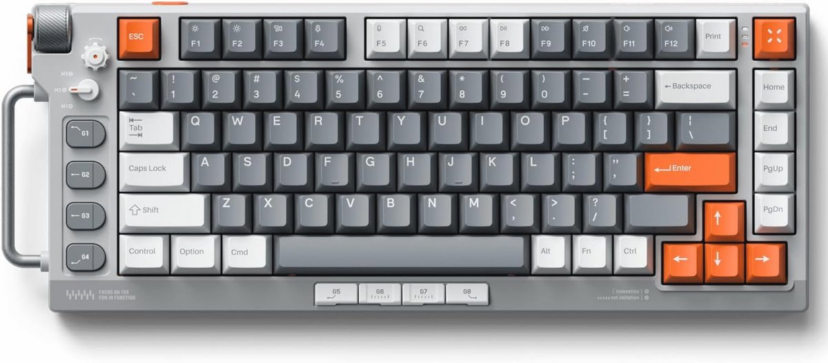 Bedraad Magnetisch Gaming-toetsenbord met 83 Toetsen en Zoekmetingen