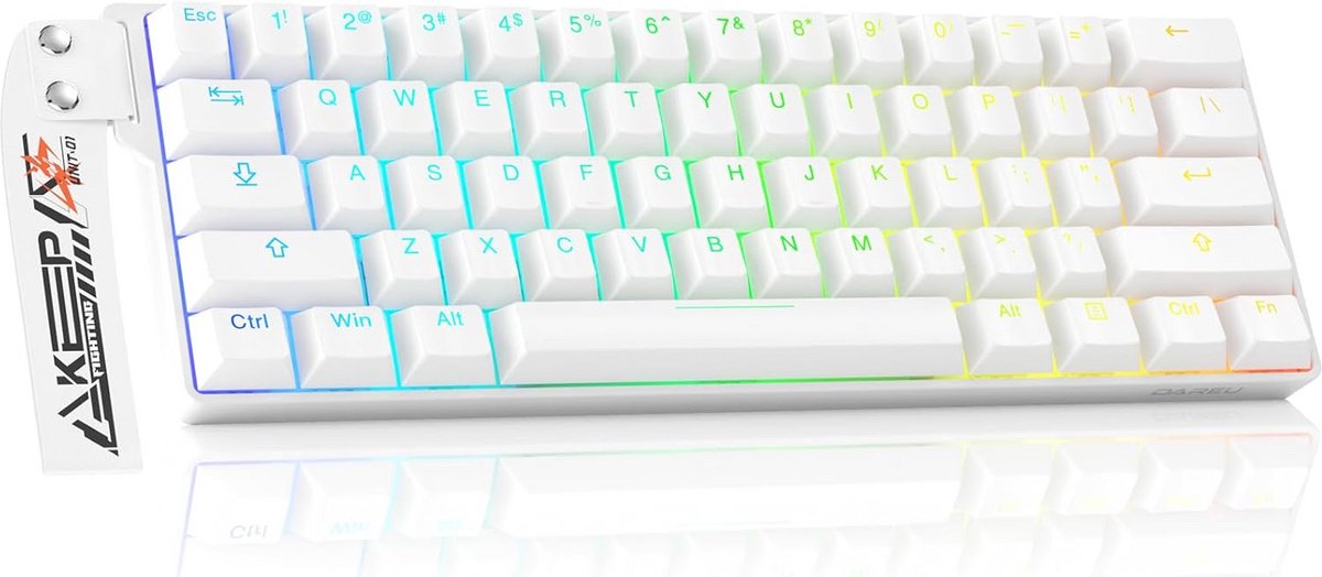 Compacte 60% Gaming Toetsenbord met 8K Hz Polling Rate en RGB Verlichting