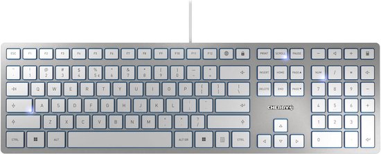 Dun en Stil Toetsenbord met USB-A Aansluiting - Ultraplat en Modern Design