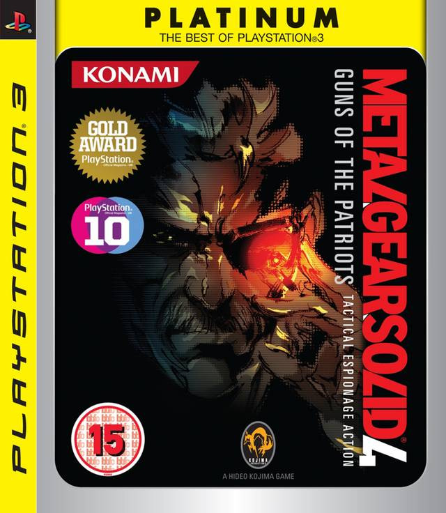 Konami Metal Gear Solid 4 Guns of the Patriots (platinum)