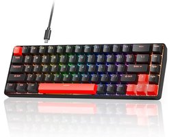Compact Mechanisch Gaming Toetsenbord 68 Toetsen met Magnetische Switches en Snelle Trigger Reactie