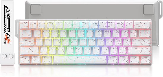 Compact 60% Magnetisch Gaming Toetsenbord met PBT Keycaps en RGB Verlichting