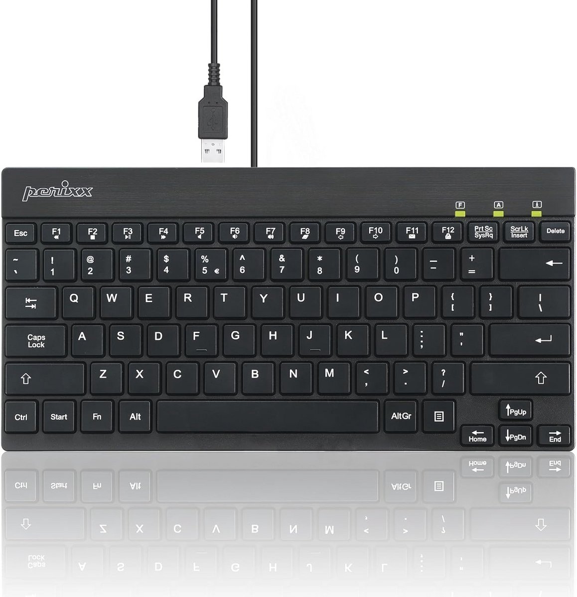 Compact QWERTY Mini-toetsenbord met USB-aansluiting