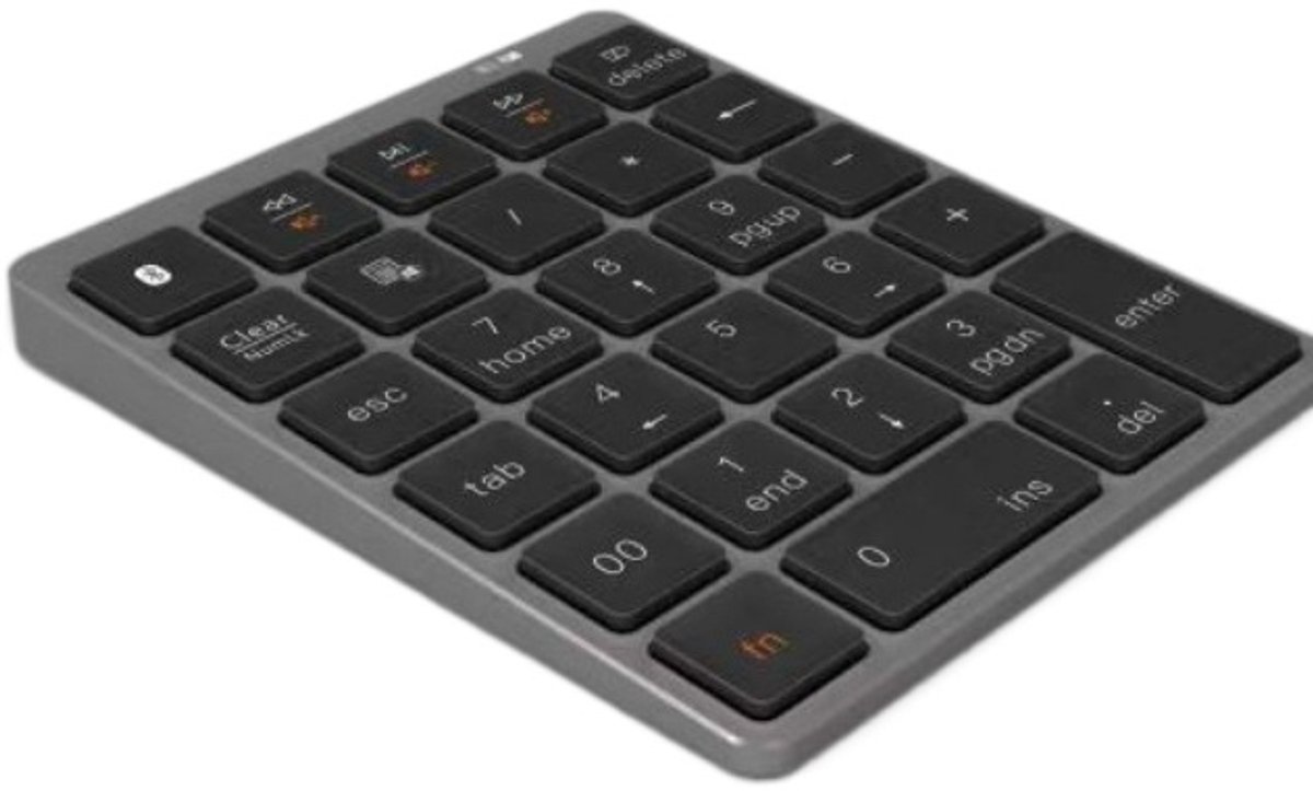 28-toetsen oplaadbaar mini draadloos Bluetooth numeriek toetsenbord voor op kantoor