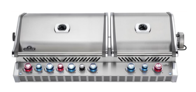 Napoleon Grills Prestige Pro 825 RVS inbouw incl. draaispit barbecue - - Grijs