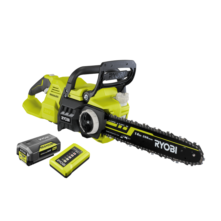 Ryobi MaxPower 36V Brushless Accu 35cm Kettingzaag (incl. 1x 5.0Ah accu) -