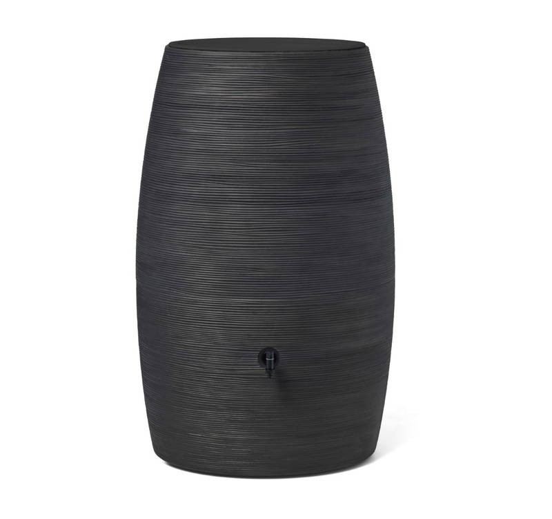 Capi Europe Regenton Rib H139 cm bloembpot - - Zwart