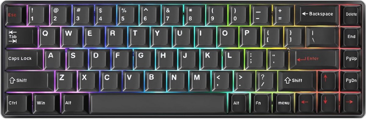 Mechanisch Toetsenbord met Magnetische Schakelaars - Compact en RGB Verlichting