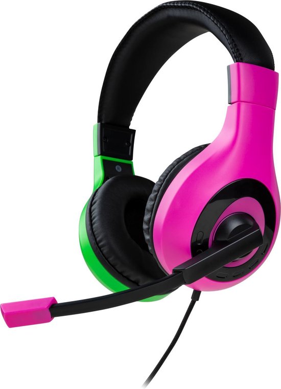 Bigben Stereo Gaming Headset V1 - Nintendo Switch - Paars/Groen