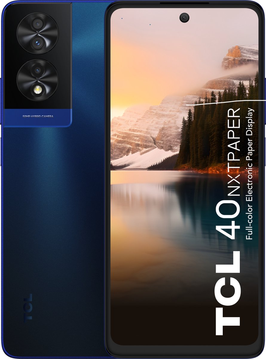 TCL 40 NXTPAPER - 256 GB + 16 GB - 6.78 inch - Blauw