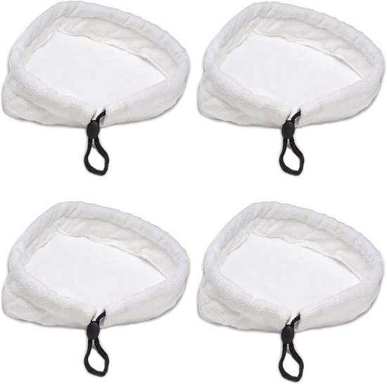 Universele Microfiber Stoommop Pads - 4 Stuks, Wasbare en Herbruikbare Huishoudelijke Reinigingspads