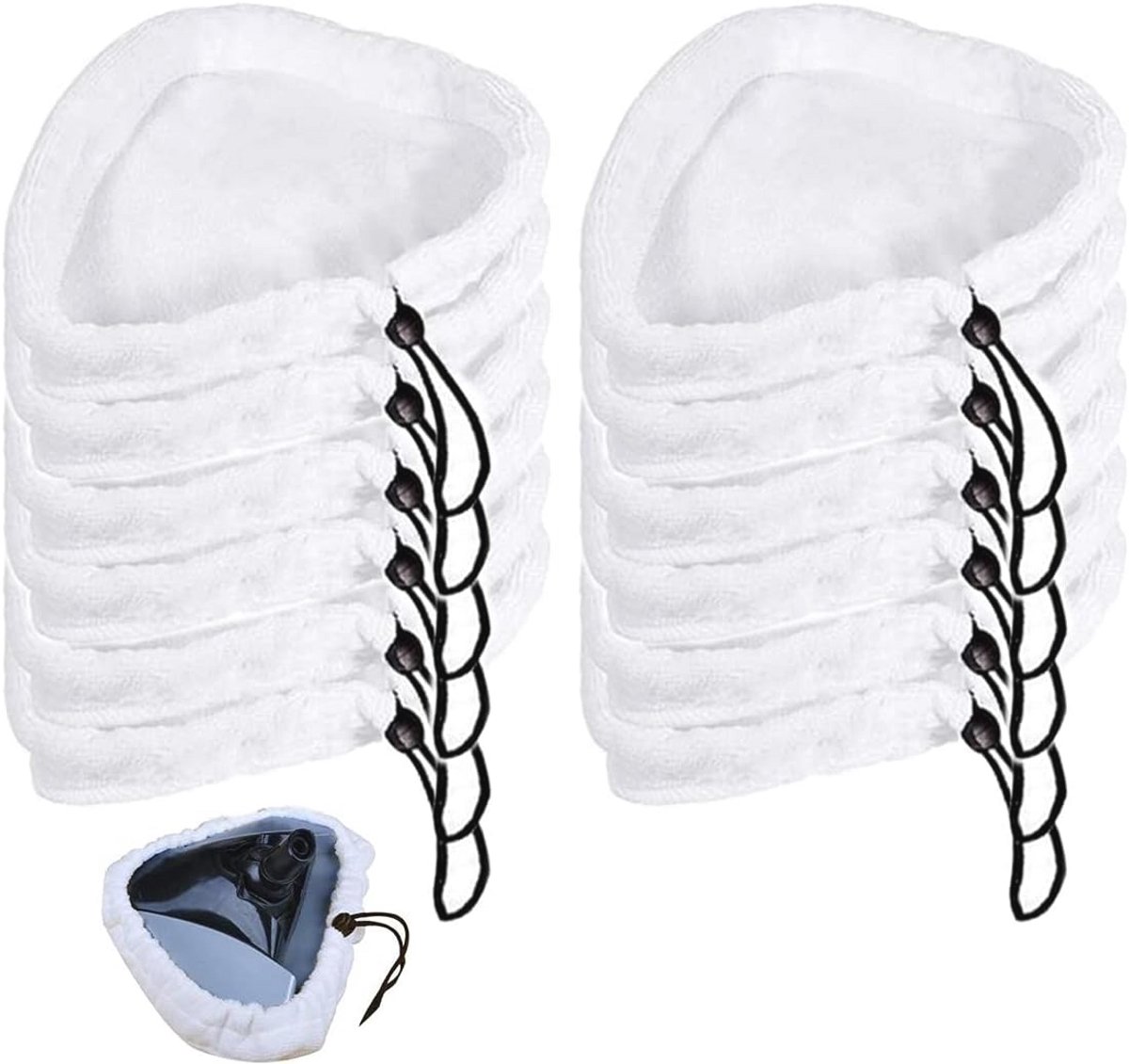 Wasbare Stoomreinigingspads voor Laminaat en Tegels - 20 Stuks Microvezel