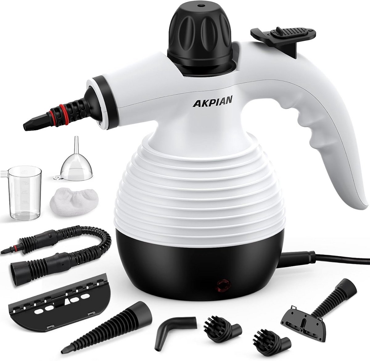 Draagbare Handstoomreiniger met 10 Accessoires voor Hardnekkig Vuil en Vet