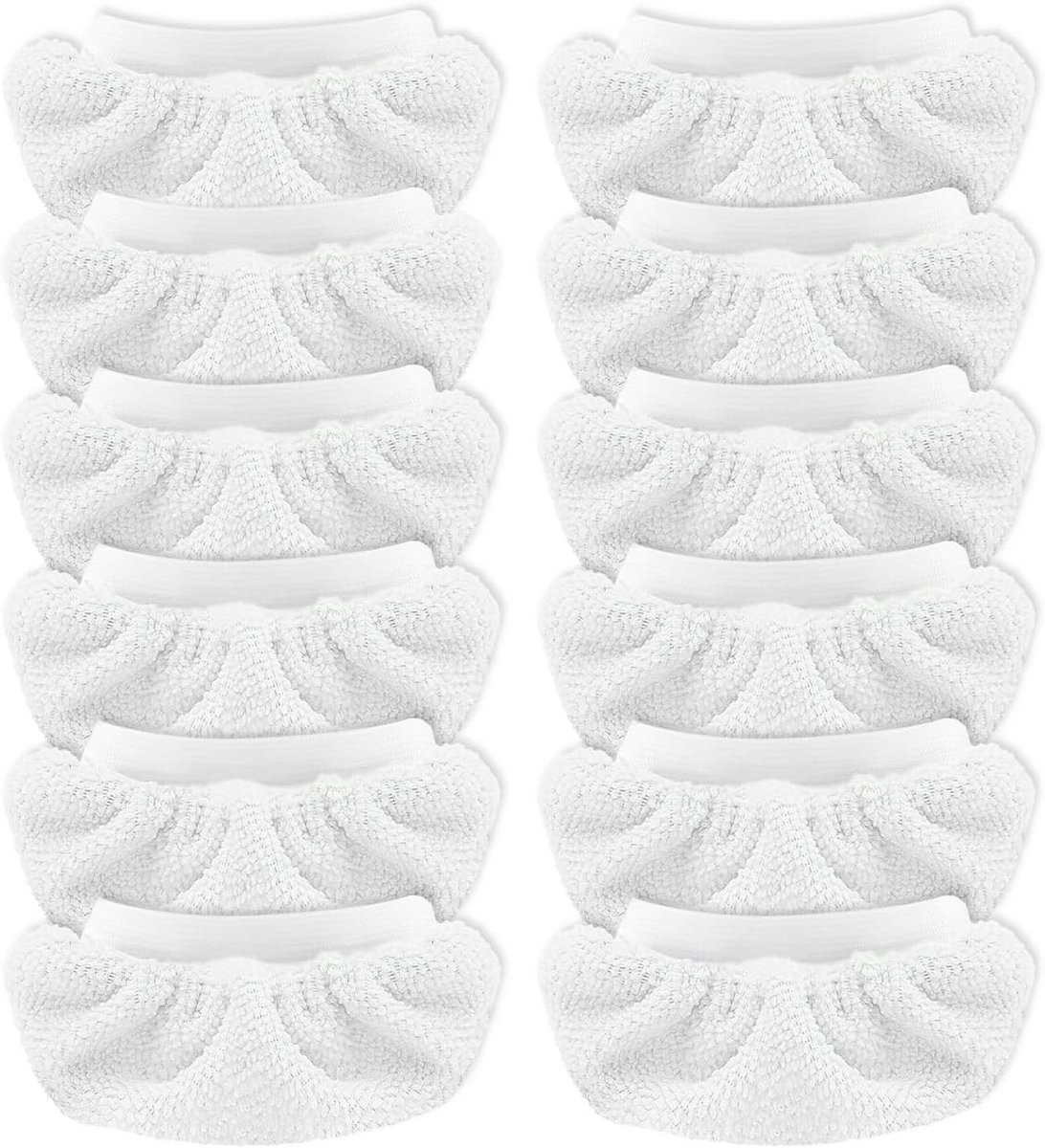 Set van 12 Herbruikbare Stoomreinigingsdoeken voor Vloerreiniging