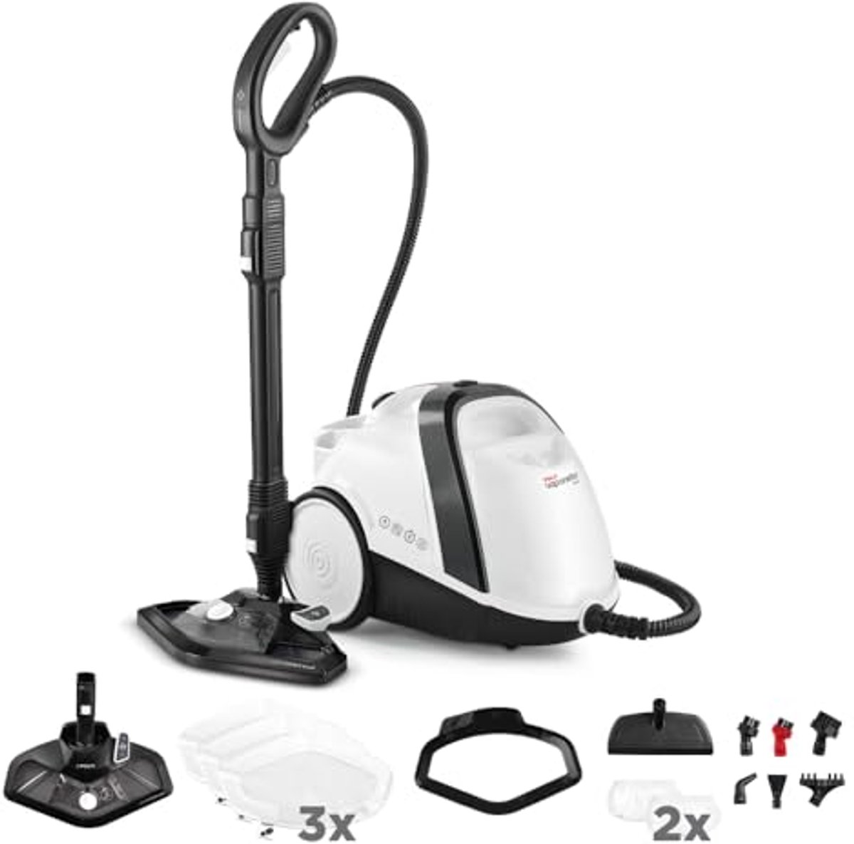 Stoomreiniger met hogedrukboiler en accessoires - Effectieve en snelle reiniging