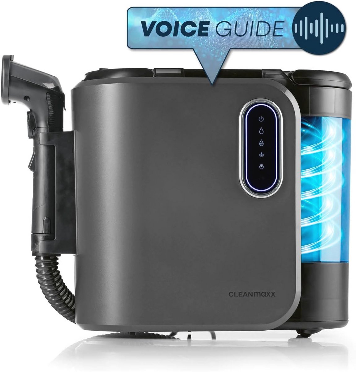 3-in-1 Bekleding- en Tapijtreiniger met Stoomtechnologie voor Kussens, Vlekken en Auto