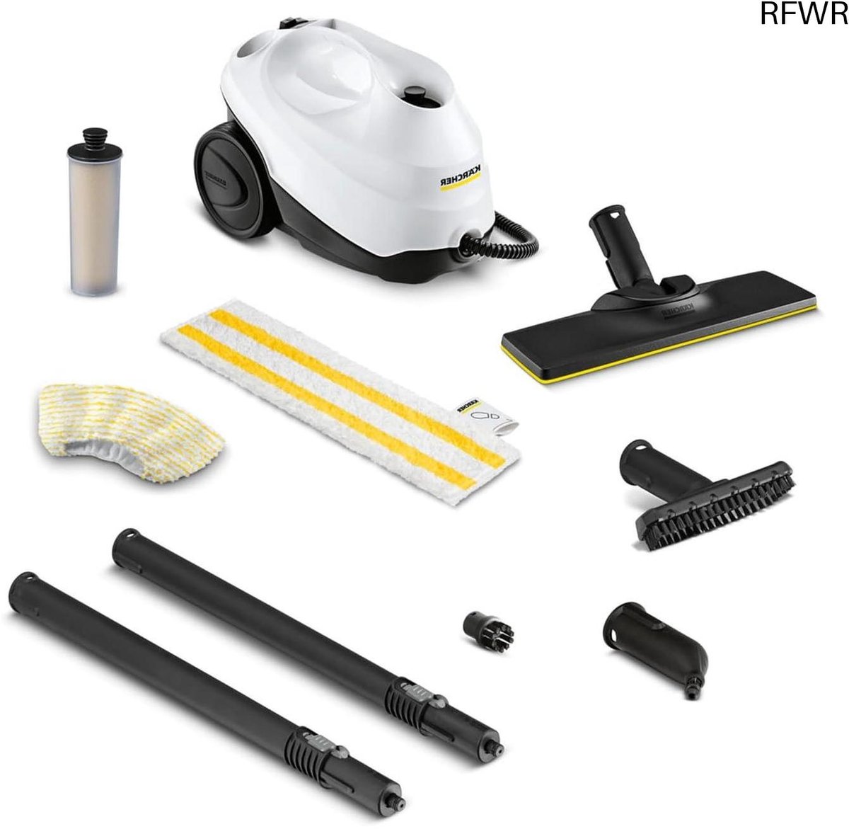 RFWR® Stoomreiniger met Hoogwaardige Vloerreinigingsset en Sproeiers voor Grondige Reiniging