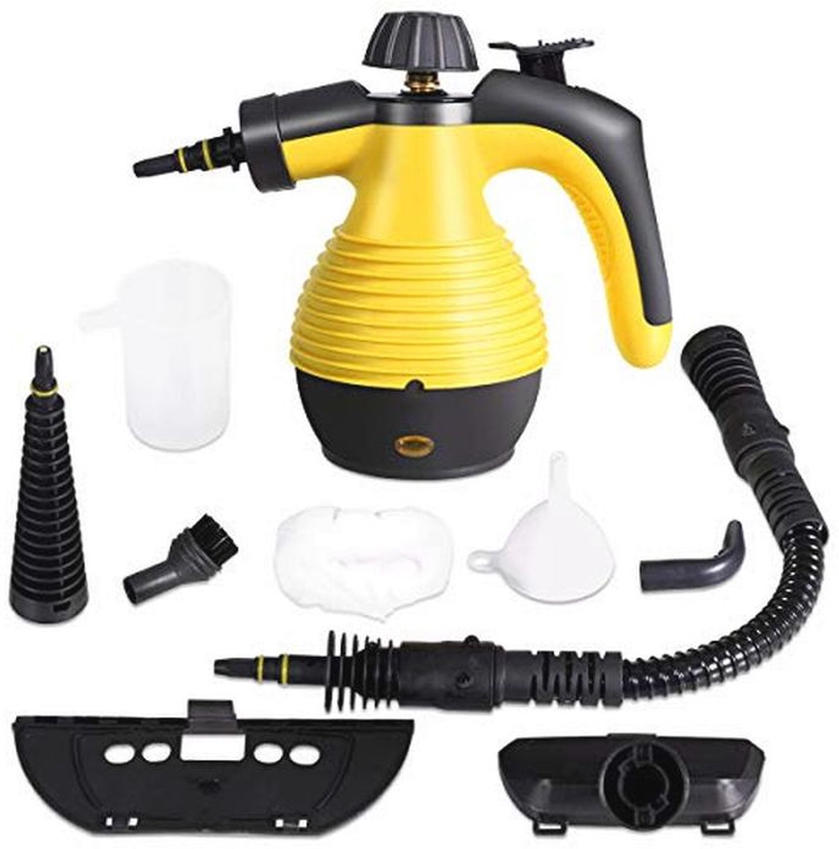 Handstoomreiniger 1050 W - Krachtige Stoomreiniger voor Tapijten, Auto en Glas - Incl. 9 Accessoires