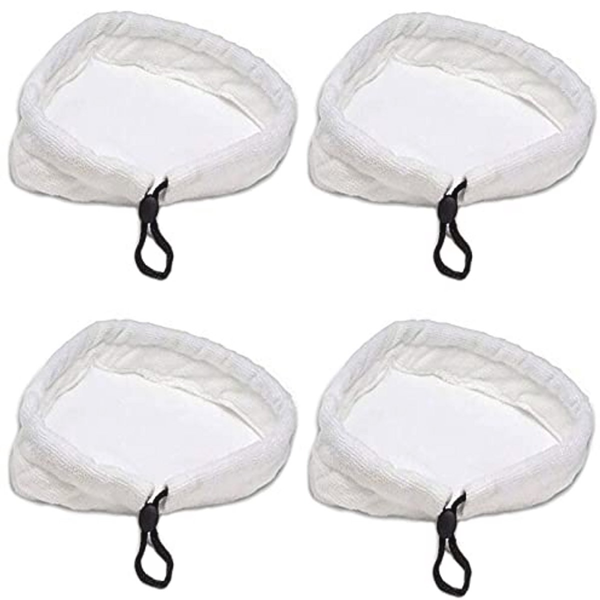 Universele Microfiber Stoommop Pads - 4 Stuks, Wasbare en Herbruikbare Huishoudelijke Reinigingspads