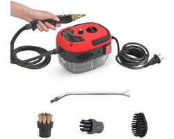 Stoomreiniger 2500W - 3 Bar, Instelbare Snelheden en 3 Borstelkoppen