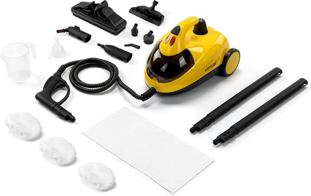 Krachtige 4 Bar Stoomreiniger voor Diepe Reiniging tot 100 Graden