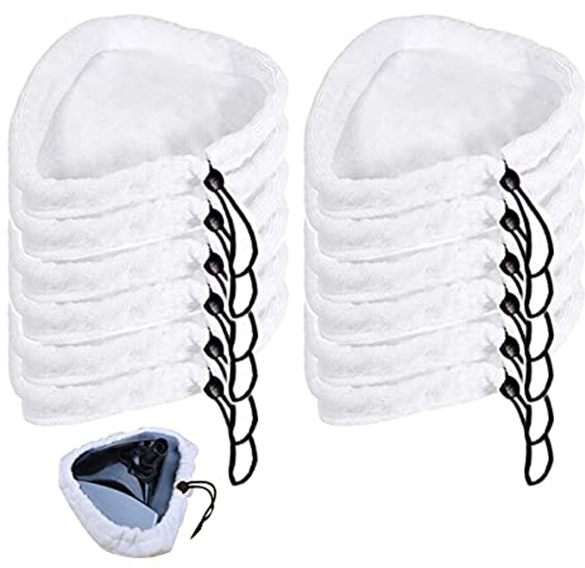 Wasbare Stoomreinigingspads voor Laminaat en Tegels - 20 Stuks Microvezel