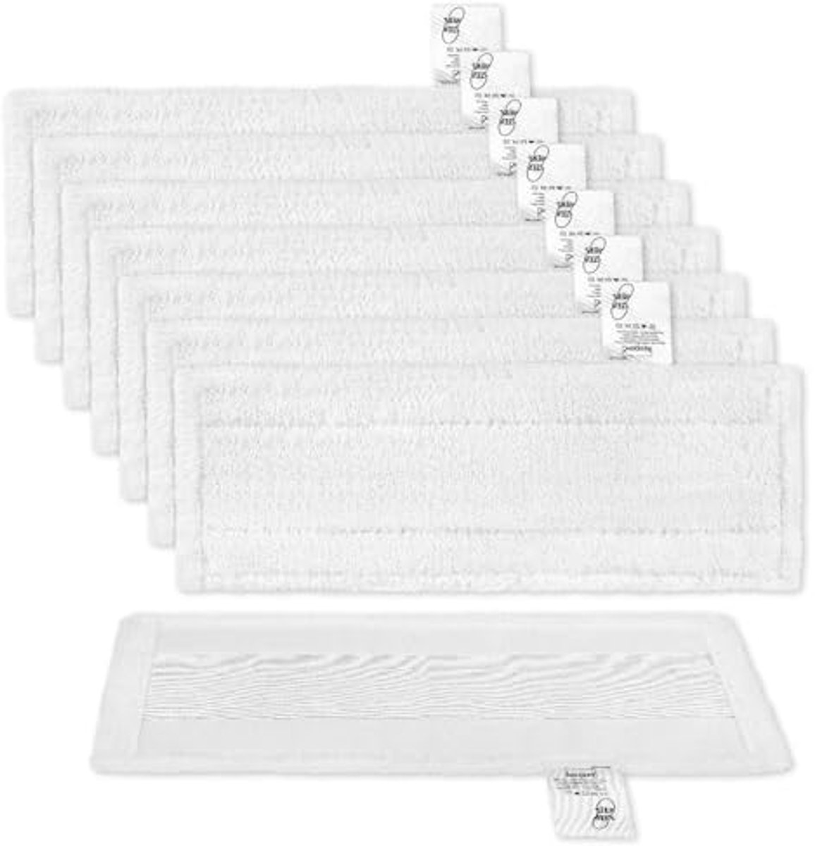 Microvezeldoekenset voor stoomreinigers - 8 stuks, wasbare vloerdoeken voor dieptereiniging