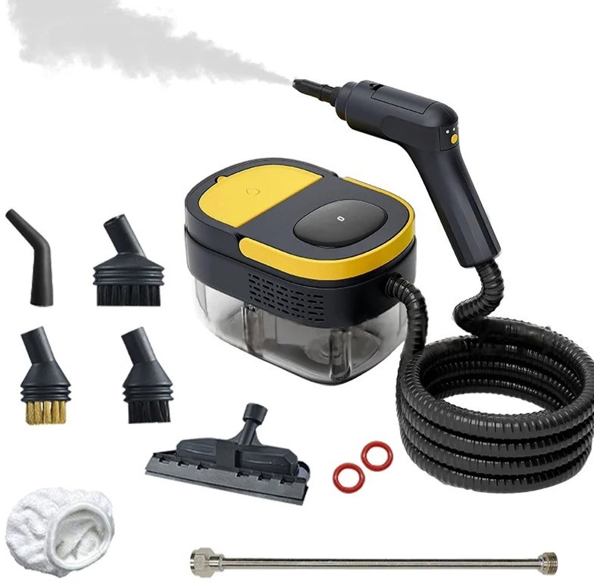 Handheld Stoomreiniger - 1600ML Waterreservoir - 6 Instelbare Stoomversnellingen - 2500W