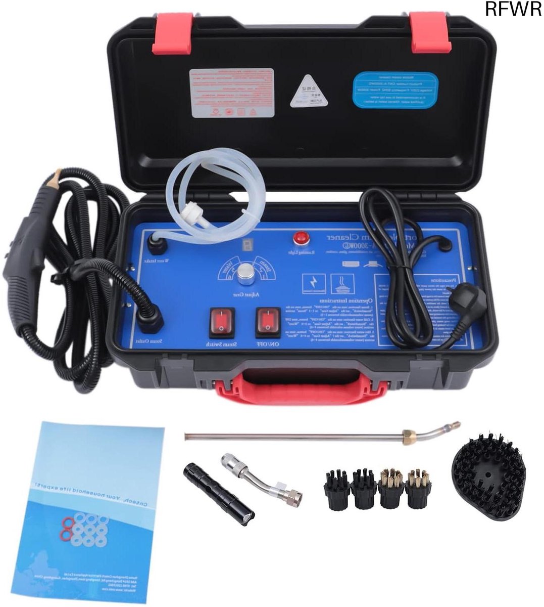 RFWR® Draagbare Stoomreiniger voor Auto en Huishouden - Hoge Druk en Temperatuur