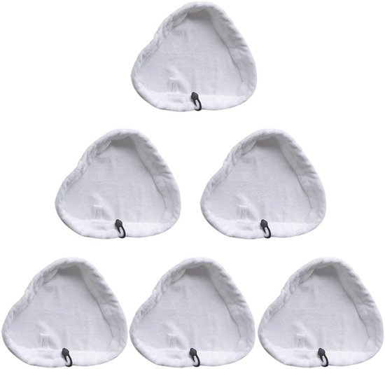 Duurzame Vervangingsdoeken voor Stoomreiniger - 6 Stuks - Perfect voor Tegels en Laminaat