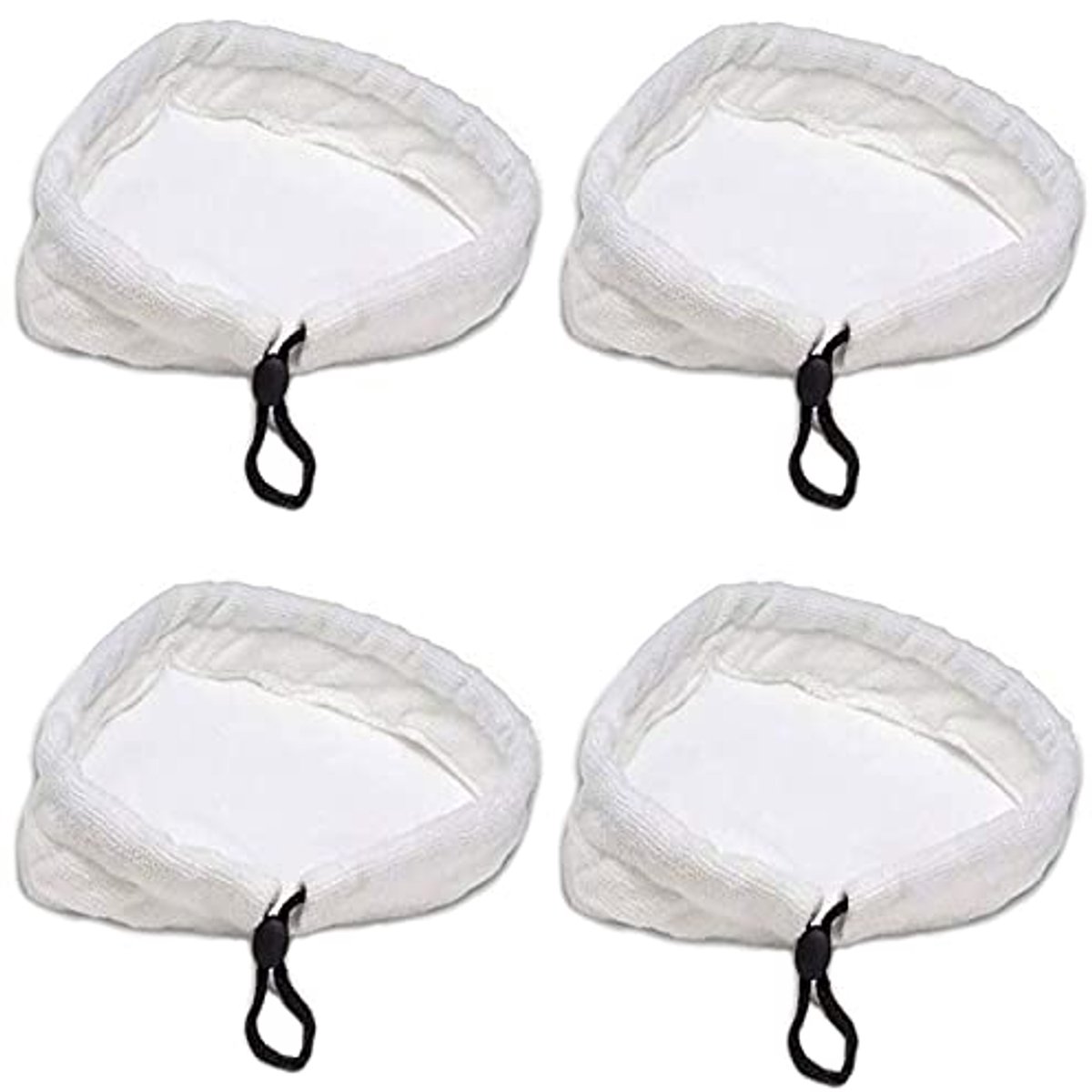 Universele Microfiber Stoommop Pads - 4 Stuks, Wasbare en Herbruikbare Huishoudelijke Reinigingspads