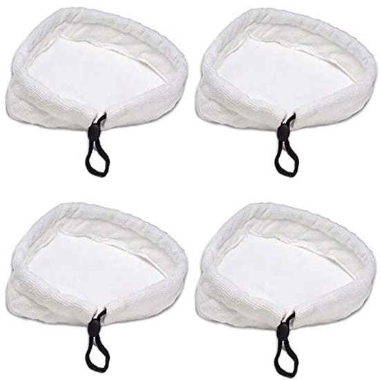 Universele Microfiber Stoommop Pads - 4 Stuks, Wasbare en Herbruikbare Huishoudelijke Reinigingspads