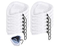 Wasbare Stoomreinigingspads voor Laminaat en Tegels - 20 Stuks Microvezel