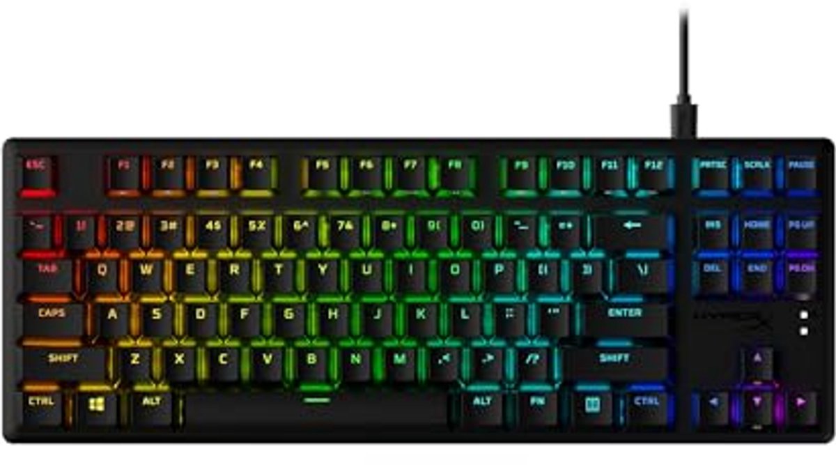 Mechanisch Gaming Toetsenbord TKL met PBT-toetsen en RGB-verlichting