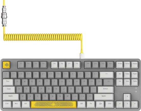 Compact Mechanisch Gaming Toetsenbord - Hot Swappable, RGB Verlichting, 87 Toetsen, PBT Keycaps