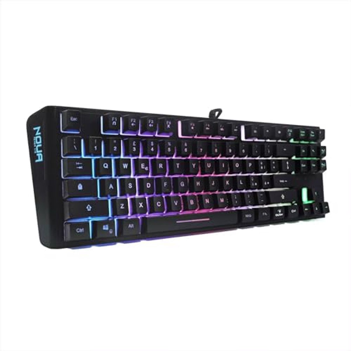 RGB Gaming-toetsenbord QWERTY met 87 toetsen en Multimedia-toetsen