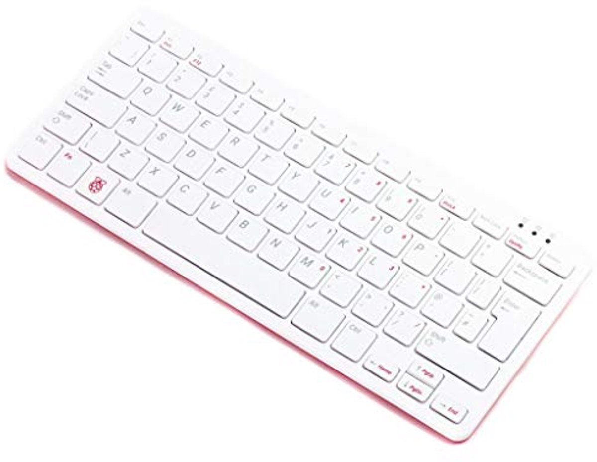 USB-toetsenbord met 3 USB-poorten - Rood/Wit