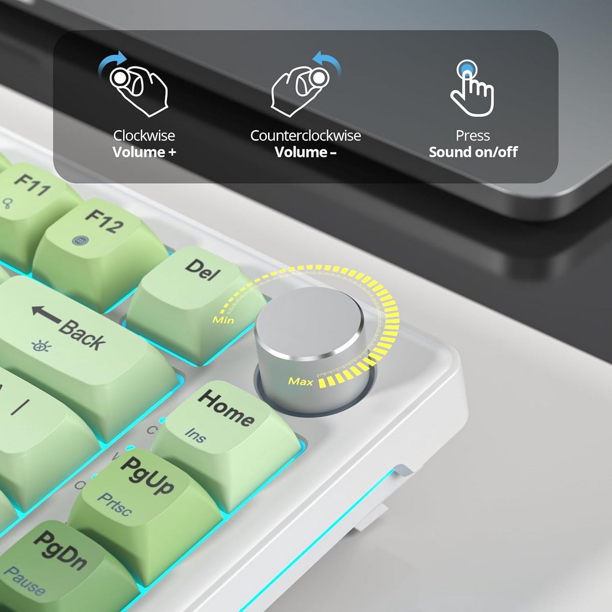 Mechanisch Toetsenbord 75% Compact met Gasket Mount en RGB Verlichting
