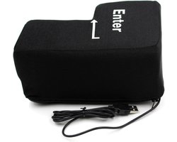 XXL Grote Enter Toets Kussen - Slaapkussen met USB Functie voor Stressvermindering