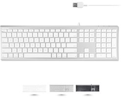 Ultraslank USB-toetsenbord voor Mac en PC - Comfortabele Typervaring met Sneltoetsen