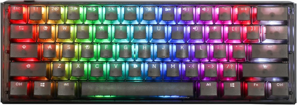 Compact 60% Mechanisch Gaming Toetsenbord Zwart met RGB Verlichting