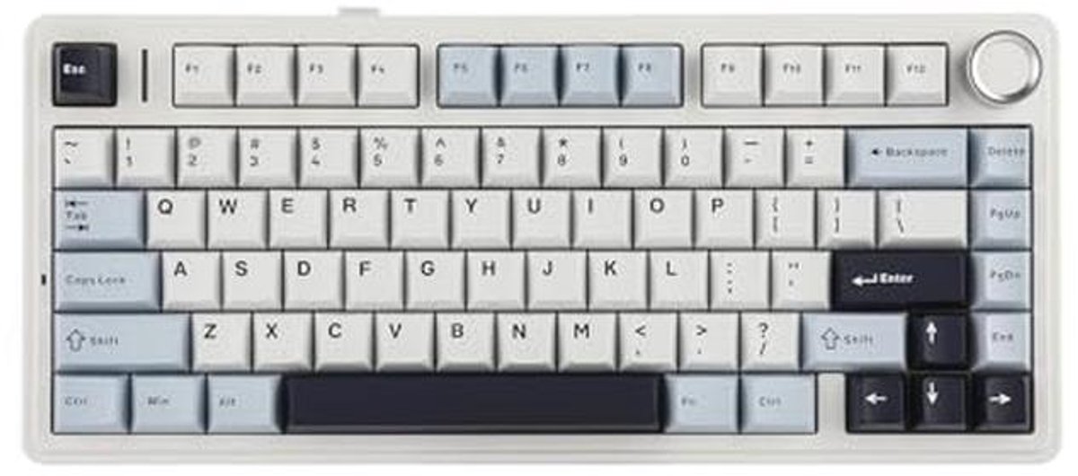 Mechanisch Toetsenbord 75% Hot Swap | Draadloze Gaming Toetsenbord met RGB Verlichting