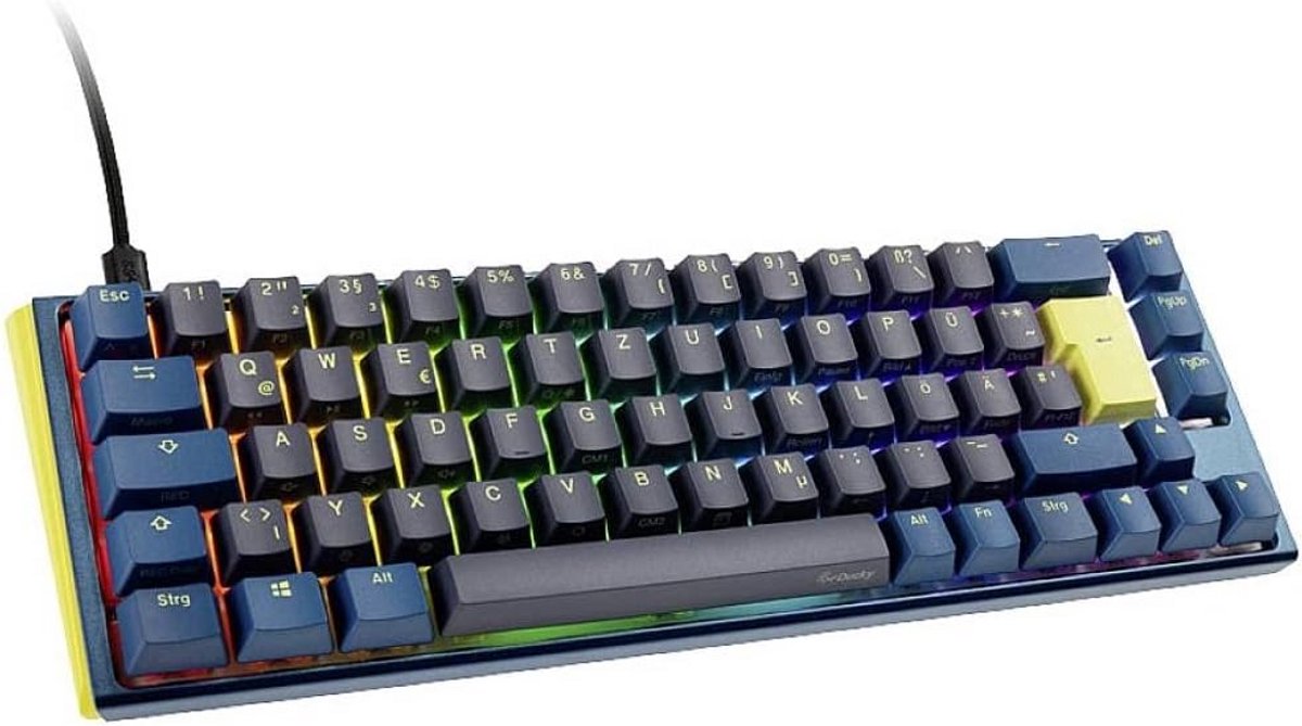 Mechanisch Gaming Toetsenbord 65% Indeling Hot-Swappable RGB Verlichting