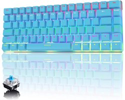 Compact Mechanisch Toetsenbord met LED Achtergrondverlichting en Anti-Ghosting